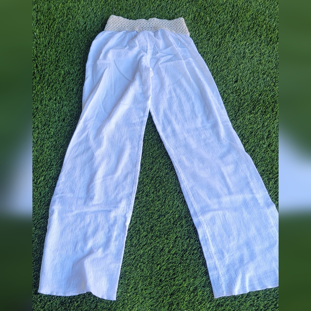 DUO Deal- Angel Kiss Size S Pants Duo - White & Cream - Picture 3 of 12